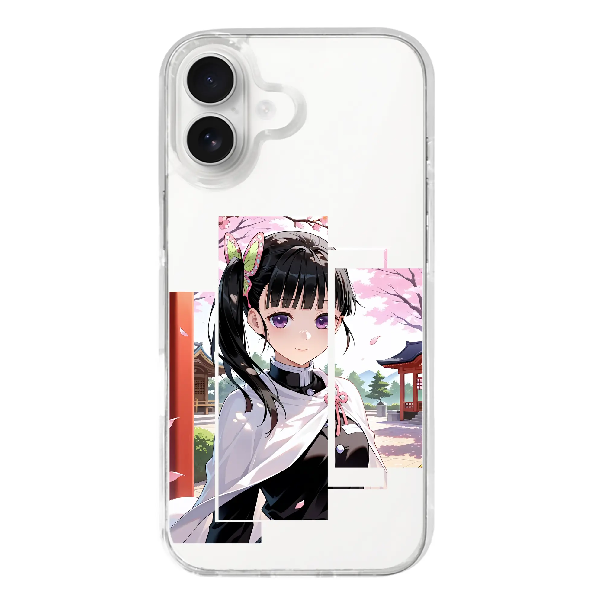 鬼滅の刃 グッズ,栗花落 カナヲ - iPhone 17シリーズ 透明スマホケース – 薄型・耐衝撃・精密フィット保護カバー